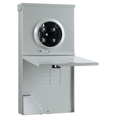 electric meter box home depot|residential power meter box.